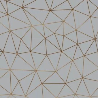 D-C-Fix Tico Gold Geometric Self Adhesive Contact 2m x 67.5cm