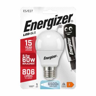 Energizer 8.5W LED GLS Daylight E27 / ES Lightbulb