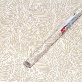 DC-Fix Beige White Patterned Blado Self Adhesive Vinyl – 2m x 45cm