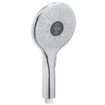De Vielle Bathroom 2 Function LED Shower Head – Chrome