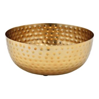 Decorative Metal Bowl 25x10x25cm