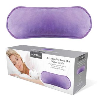 De Vielle Purple Rechargeable Long Hot Water Bottle