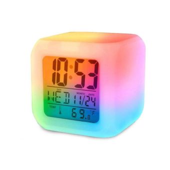 Digital Alarm Clock with LED Lighting