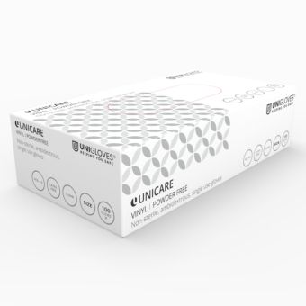 Disposable Vinyl Gloves Powder Free Clear – Extra Large 100 Pack | Latex-Free, Ambidextrous