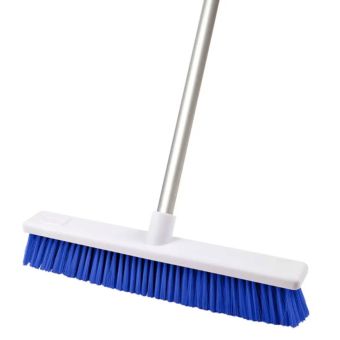 Dosco 12" Heavy Duty Hygiene Broom with Aluminium Handle