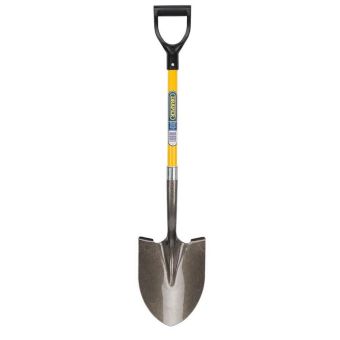 Draper Round Point Shovel with Fibreglass Shaft