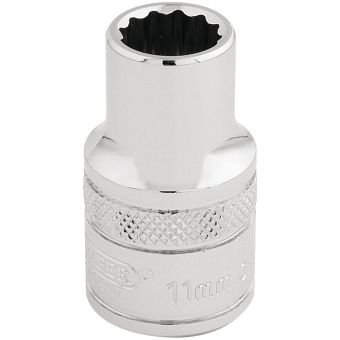 Draper Hi-Torq 12 Point Socket 1/2" Sq. Dr 11mm