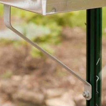 Eden Aluminium Shelf Brackets 6inch - Pack of 4