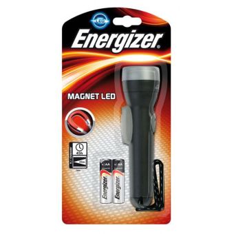 Energizer Magnet LED Hand Torch with 2 AA Batteries