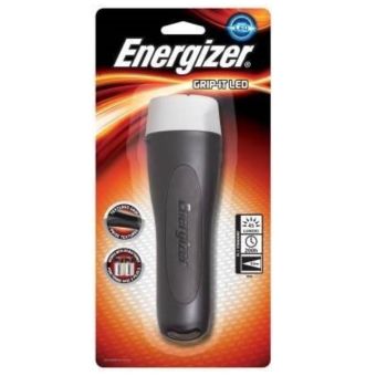 Energizer 2 x D Grip It LED Torch | Reliable Handheld Torch for Home & Outdoor Use