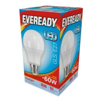 Eveready LED GLS 9.6w Daylight E27