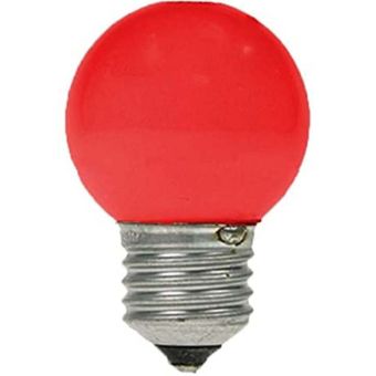 Evolamp 1W ES LED Golf Ball Bulb – Red | EVLEDGB1ESR/PF