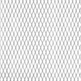 Expanded Steel Mesh Sheet 250 x 500mm x 2.8mm Raw Steel