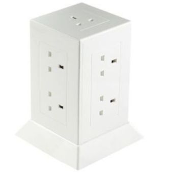 9x13a Ext Power Hub White