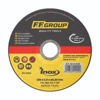 FF GROUP 230mm x 2.0mm Stainless Steel Cutting Disc – High Performance Thin Cut-Off Wheel
