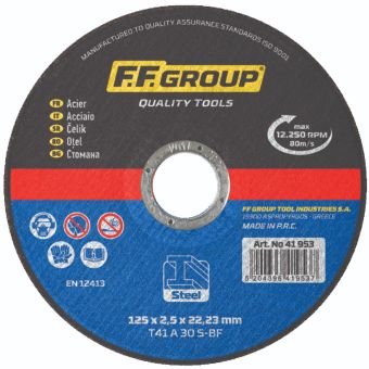 FF GROUP 230mm x 3.0mm Cutting Disc for Steel – Heavy-Duty Industrial Metal Cutting Wheel