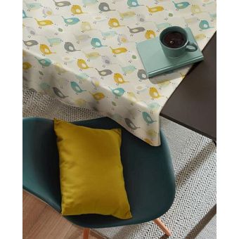 Oil Cloth Birds 135 cm X 1m