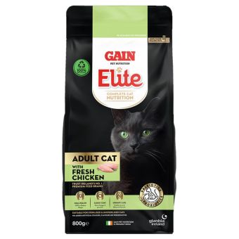 Gain Cat Elite Adult Chicken 800g