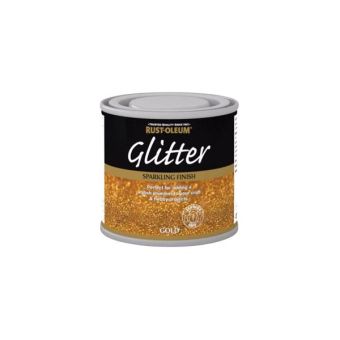 Rust-Oleum Glitter Sparkling Finish Paint - Gold 125ml