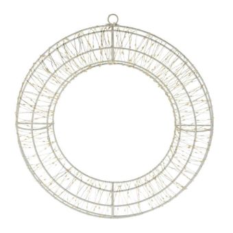 Christmas Decoration Ring - 38 cm with 480 LED Warm White Lights