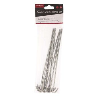 Redwood 10pc Garden & Tent Peg Set