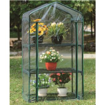 Green Blade 3-Tier Mini Greenhouse – Compact & Durable for Small Space Gardening
