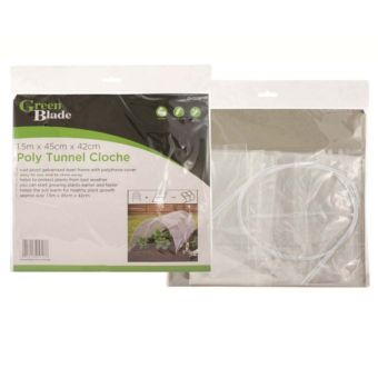 Green Blade Polytunnel Cloche 1.5m x 45cm x 42cm