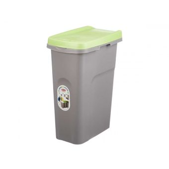 Green Recycling Bin with Bag Holder