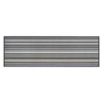 Grey & Black Lines Mat - 50 x 150cm
