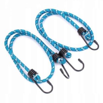 Blue Elastic Bungee Cord 40cm - Pack Of 2
