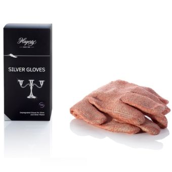 Hagerty Silver Gloves - 1 Pair | Cleans & Polishes Silver, Anti-Tarnish Protection