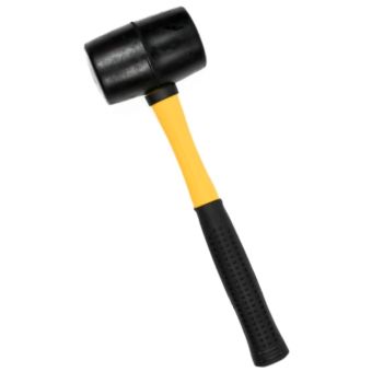 ProTap Rubber Mallet 50mm Head with Fibreglass Handle 450g