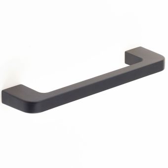 Matte Black Modern Pull Handle Set 128mm – Sleek Cabinet and Drawer Handles I Pack of 2