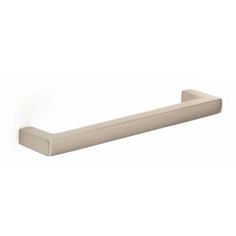 Satin Nickel Square Bar Handle Set 128mm – Modern Cabinet and Drawer Pulls I Pack of 2