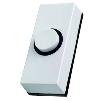 Friedland White Sesame D814 Wired Doorbell Push