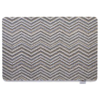 Hug Rug Candy Portland Zig Zag Indoor Door Mat 50cm x 75cm – Eco Friendly Washable Non Slip Recycled Barrier Mat