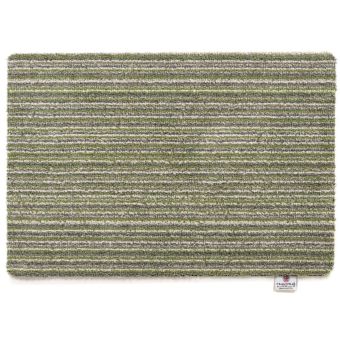 Hug Rug Doormat 50 x 75cm Candy Stripe Green Washable Eco Friendly Door Mat