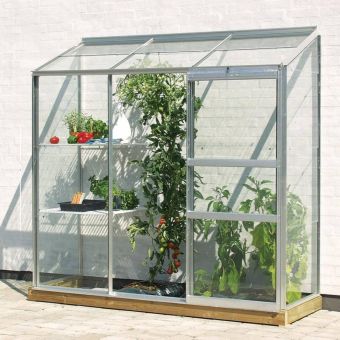 The IDA Wall Garden 2ft x 6ft Silver - Standard Glass