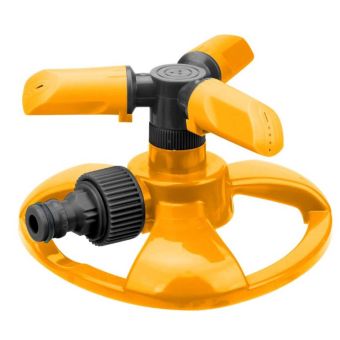 INGCO 3 Arm Rotatory Sprinkler – Even Garden Watering Made Easy