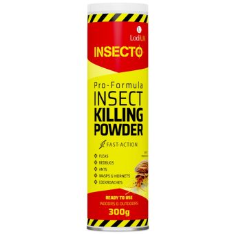 Insecto Pro Formula Insect Killing Powder with Azamethiphos – Ready to Use Indoor and Outdoor Insecticide for Bedbugs, Fleas, Ants, Cockroaches, Wasps and Hornets