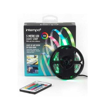 Intempo 5m LED Multi-Colour USB Strip Light
