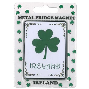 Metal Shamrock Ireland Fridge Magnet I Classic Irish Souvenir