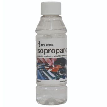 Bird Brand Isopropanol IPA 250ml 99.85% – Pure Alcohol Cleaner