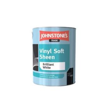 2.5Ltr - Johnstones Vinyl Soft Sheen Brilliant White