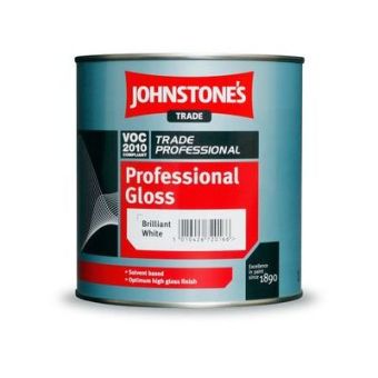 Johnstones 2.5l Professional Gloss Brilliant white