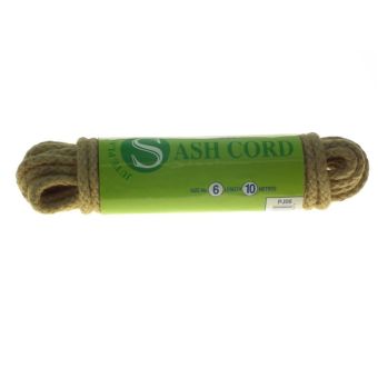 Jute Sash Cord - No.6 - 10m