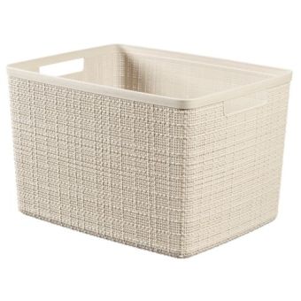 Curver Jute Basket Large - 20L Off White
