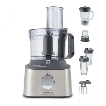 Kenwood FDM312SS Multipro Compact + Food Processor Brushed Stainless Steel
