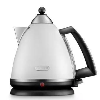 DeLonghi Argento 1.7L Kettle White – Timeless Elegance Meets Everyday Convenience