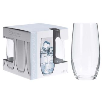 Set Of 4 Long Drink Glasses